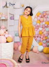 Yellow Colour Latest Designer Fancy Western Party Wear Type Two Pis Fossil lycra Children Wear Collcetion jummy 01